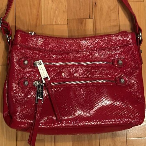 NWOT Jessica Simpson red purse! New never used! Crossbody adjustable strap! - Picture 3 of 7